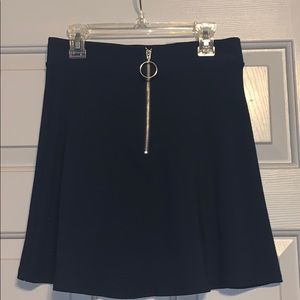 Navy Skater Skirt